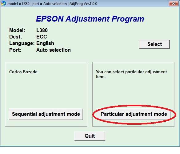 epson l382 adjustment program