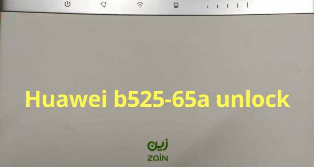 how to unlock huawei b525s-65a router